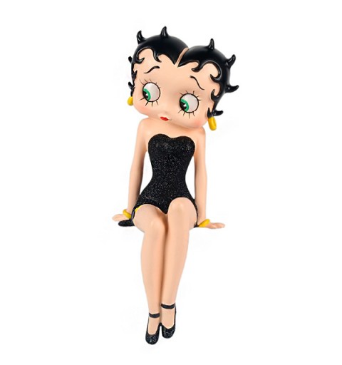 Betty Boop black dress shelf