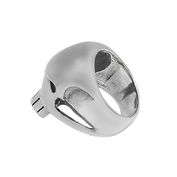 Anillo calavera lisa
