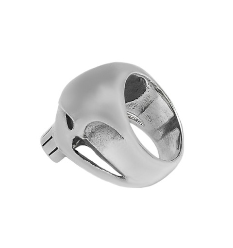 Anillo calavera lisa