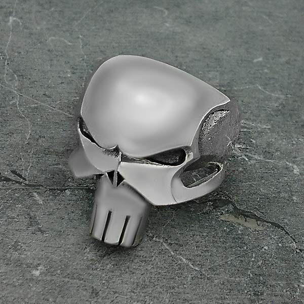 Anillo calavera lisa