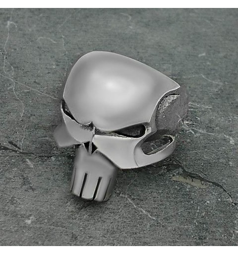 Anillo calavera lisa