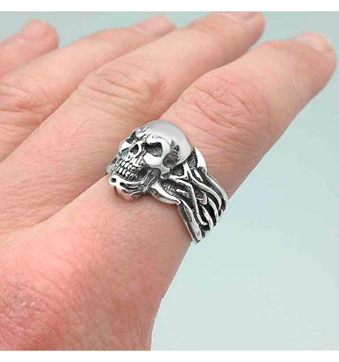 Anillo calavera