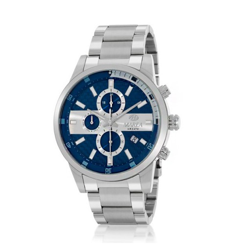 Men's blue dial watch