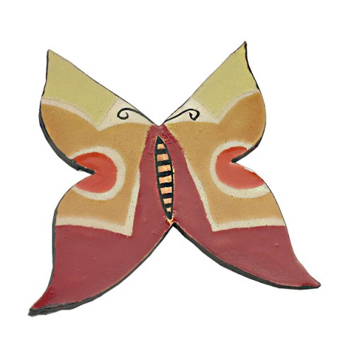 Mariposa cerámica
