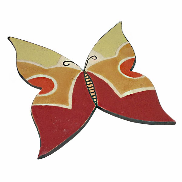 Large ceramic butterfly