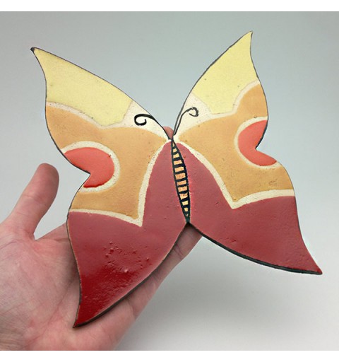 Large ceramic butterfly