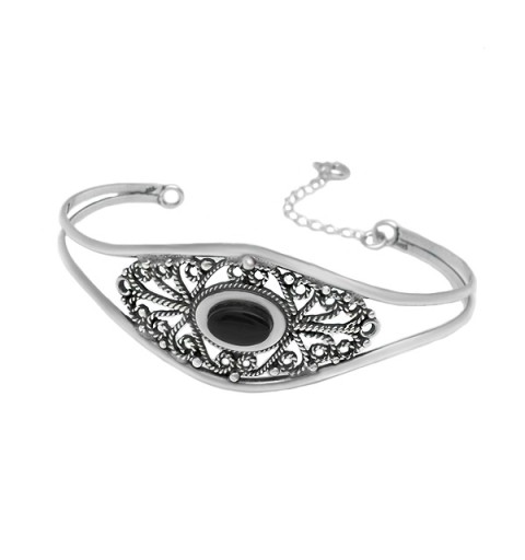 Pulsera azabache y filigrana