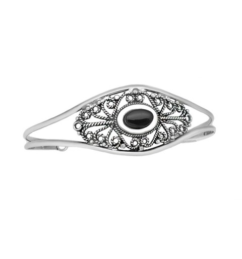 Pulsera azabache y filigrana