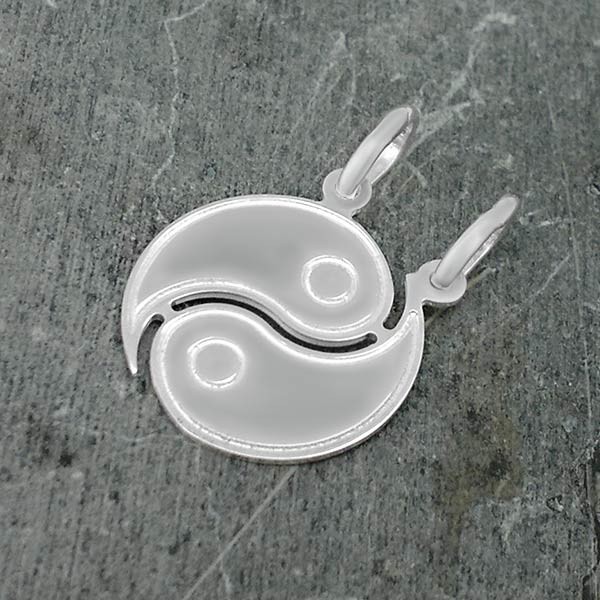 Separable Yin-Yang Pendant in Sterling Silver