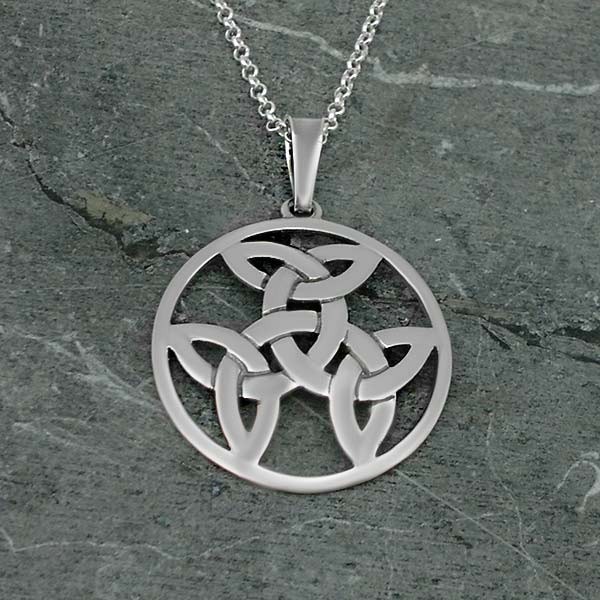 Intertwined Triquetra Pendants