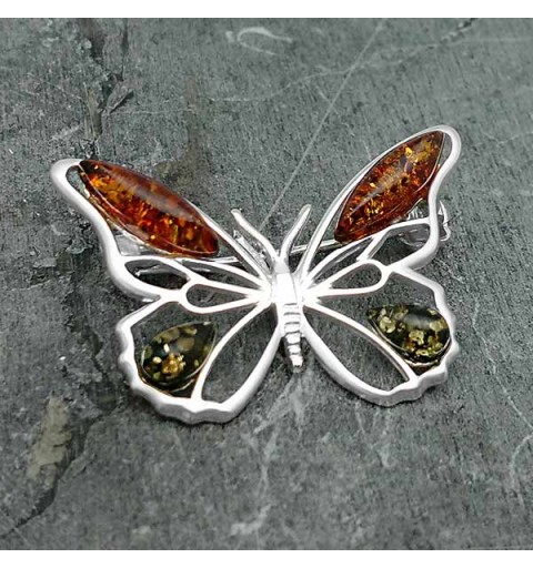Broche/Colgante mariposa calada