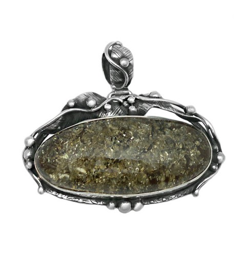 Large amber pendant