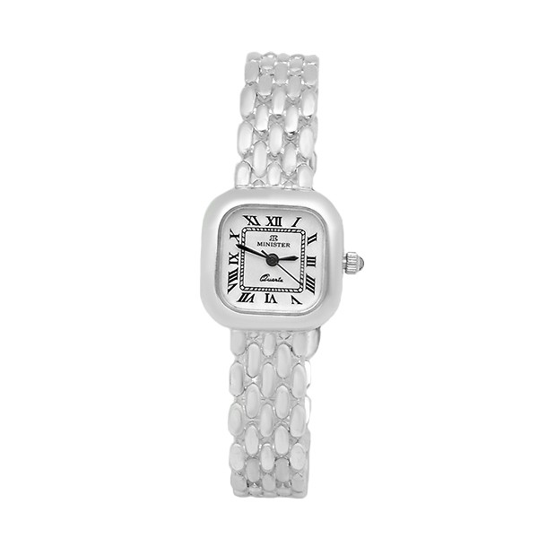 Reloj Plata de ley, tipo Cartier. Marca Minister.