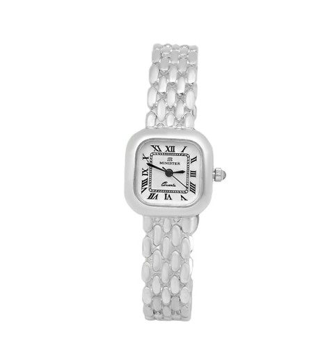 Reloj Plata de ley, tipo Cartier. Marca Minister.