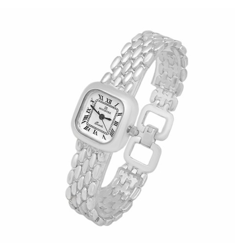 Reloj Plata de ley, tipo Cartier. Marca Minister.