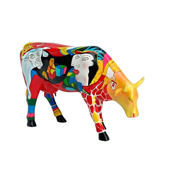 Hommage to Picowso's African Period Cow