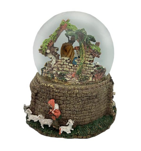 Snowball with Christmas Nativity