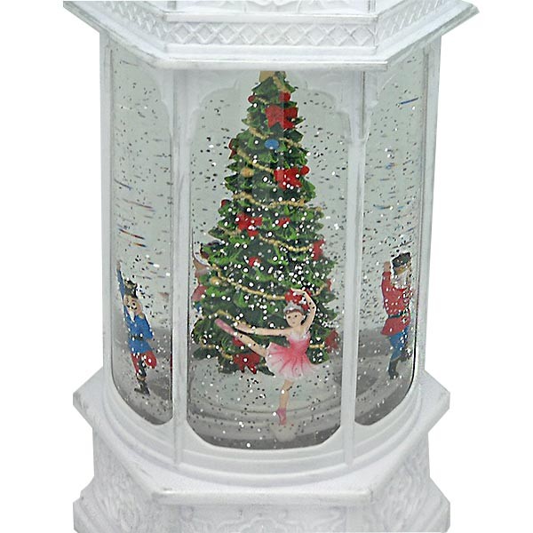 Lantern with Christmas tree and dancers