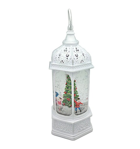 Lantern with Christmas tree and dancers