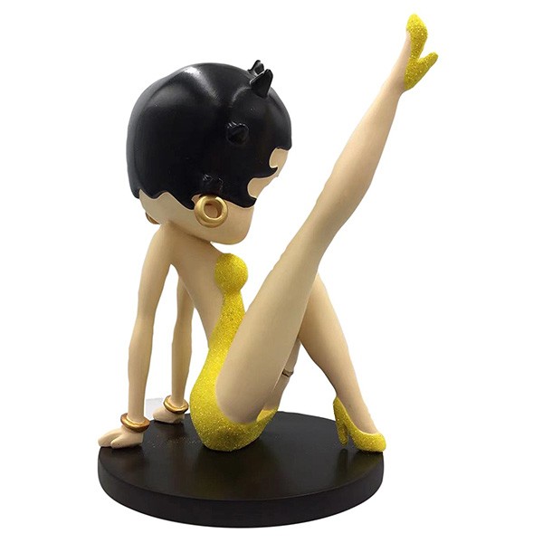 Betty Boop figure, limited edition, with a yellow dress.