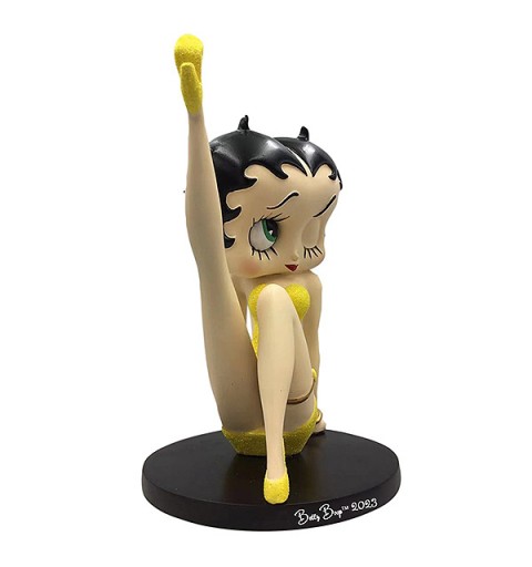 Figura Betty Boop, edición limitada, con vestido amarillo.
