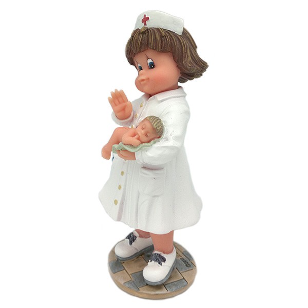Matron figure, called welcome to life, by Nadal Studio