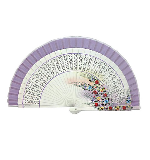 Abanico Flores de Lavanda