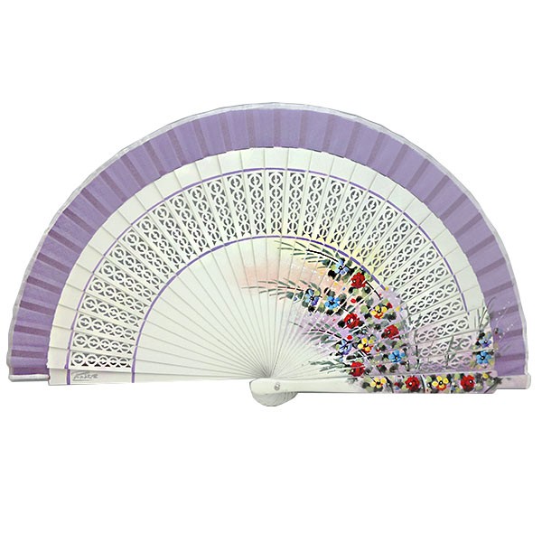 Abanico Flores de Lavanda