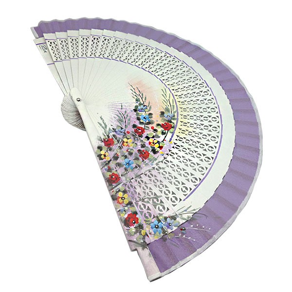 Abanico Flores de Lavanda