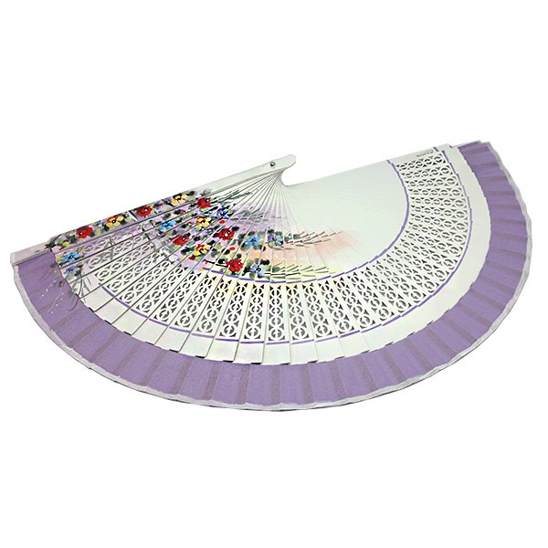 Abanico Flores de Lavanda