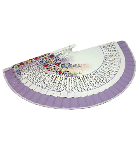 Abanico Flores de Lavanda