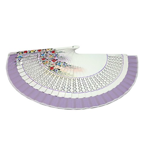 Abanico Flores de Lavanda