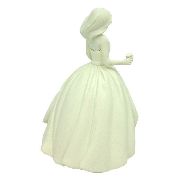 Bombonera floral blanca