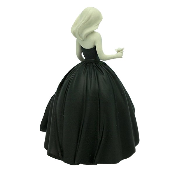 Bombonera floral negra