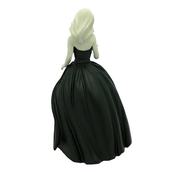 Bombonera floral negra