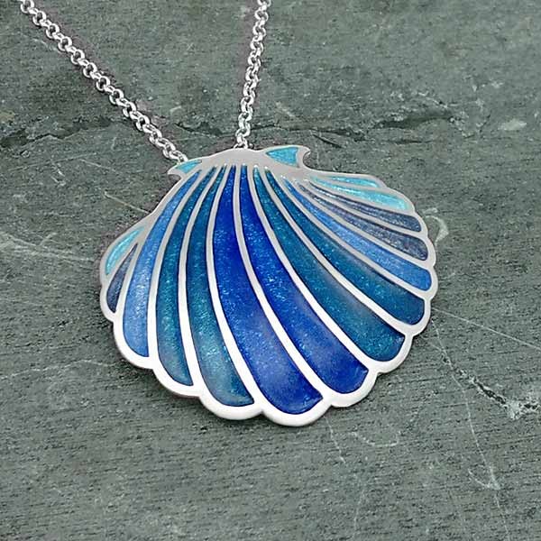 Colgante concha del camino, tamaño grande