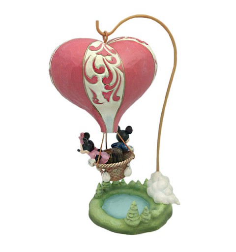 Figura Mickey y Minnie Mouse, de paseo en globo aerostático