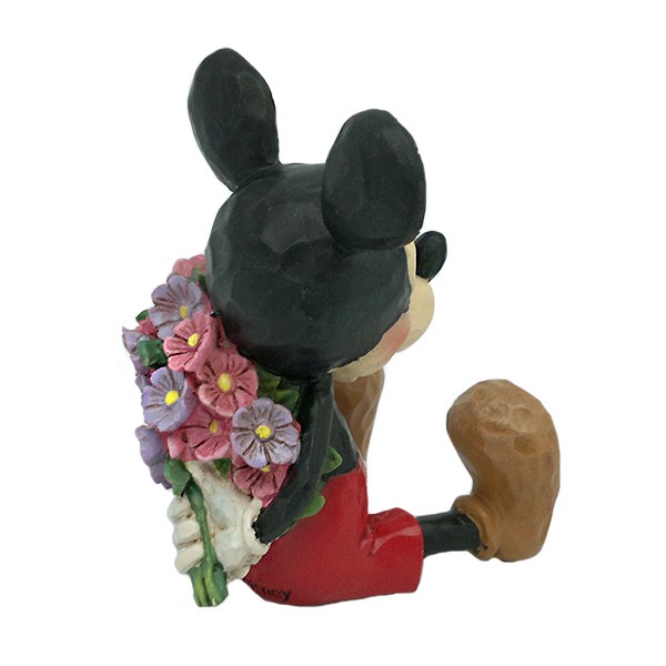 Mickey Mouse con ramo de flores