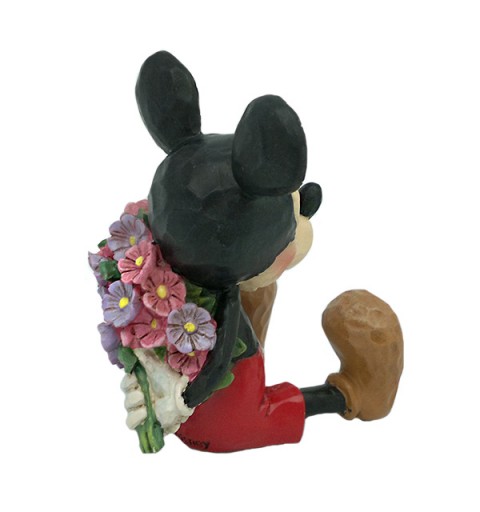 Mickey Mouse con ramo de flores