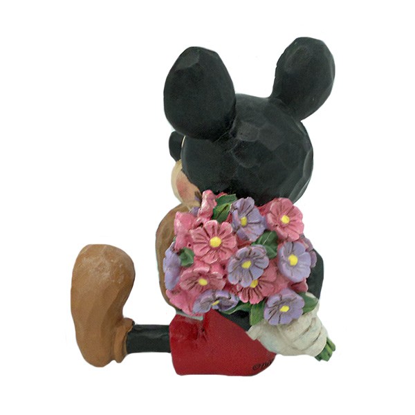 Mickey Mouse con ramo de flores