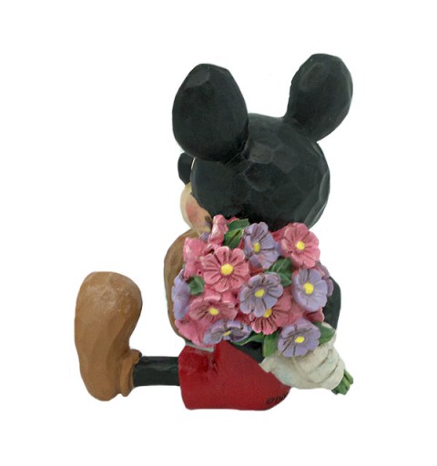 Mickey Mouse con ramo de flores