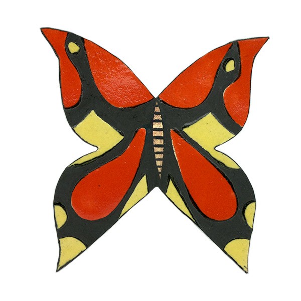 Mariposa de cerámica Fuego Solar