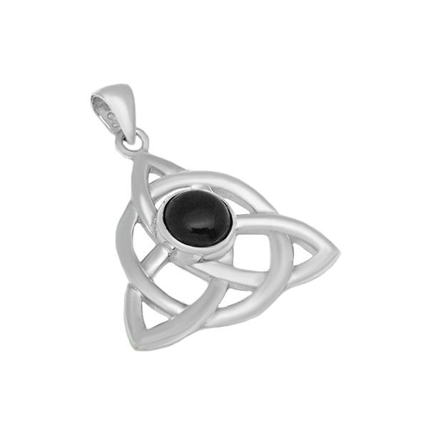 Colgante triqueta con Onix