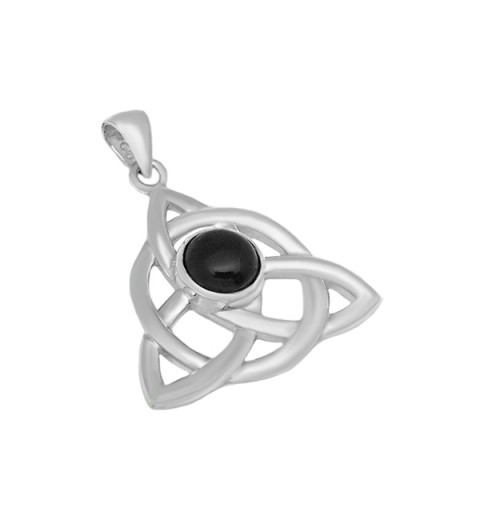 Colgante triqueta con Onix