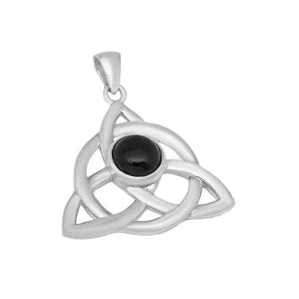 Colgante triqueta con Onix