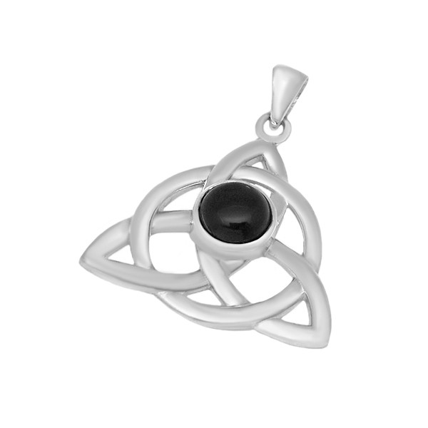 Colgante triqueta con Onix