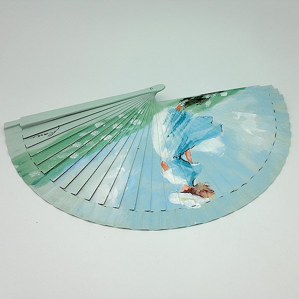 Abanico paseo por el campo primaveral