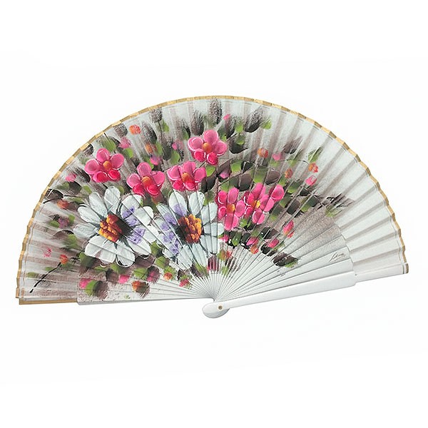 Floral handmade fan