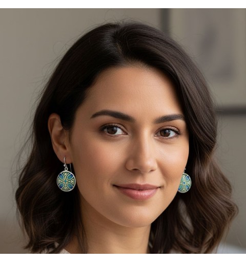 Pendientes cruz celta