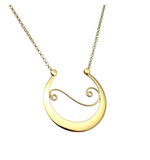 Fonsagrada pendant in gilded silver